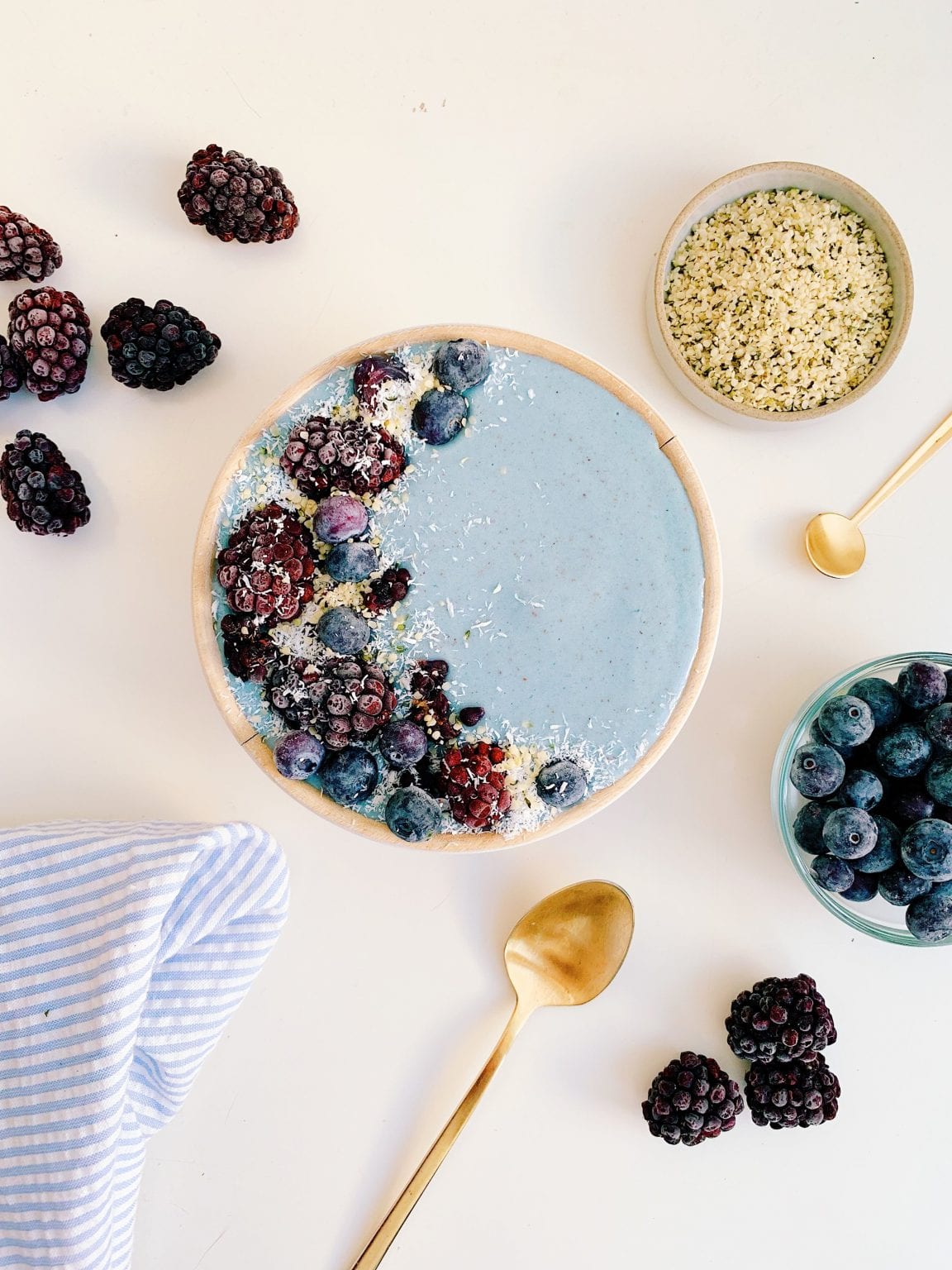 Blue Majik Berry Superfood Smoothie Bowl Jennifer Hanway