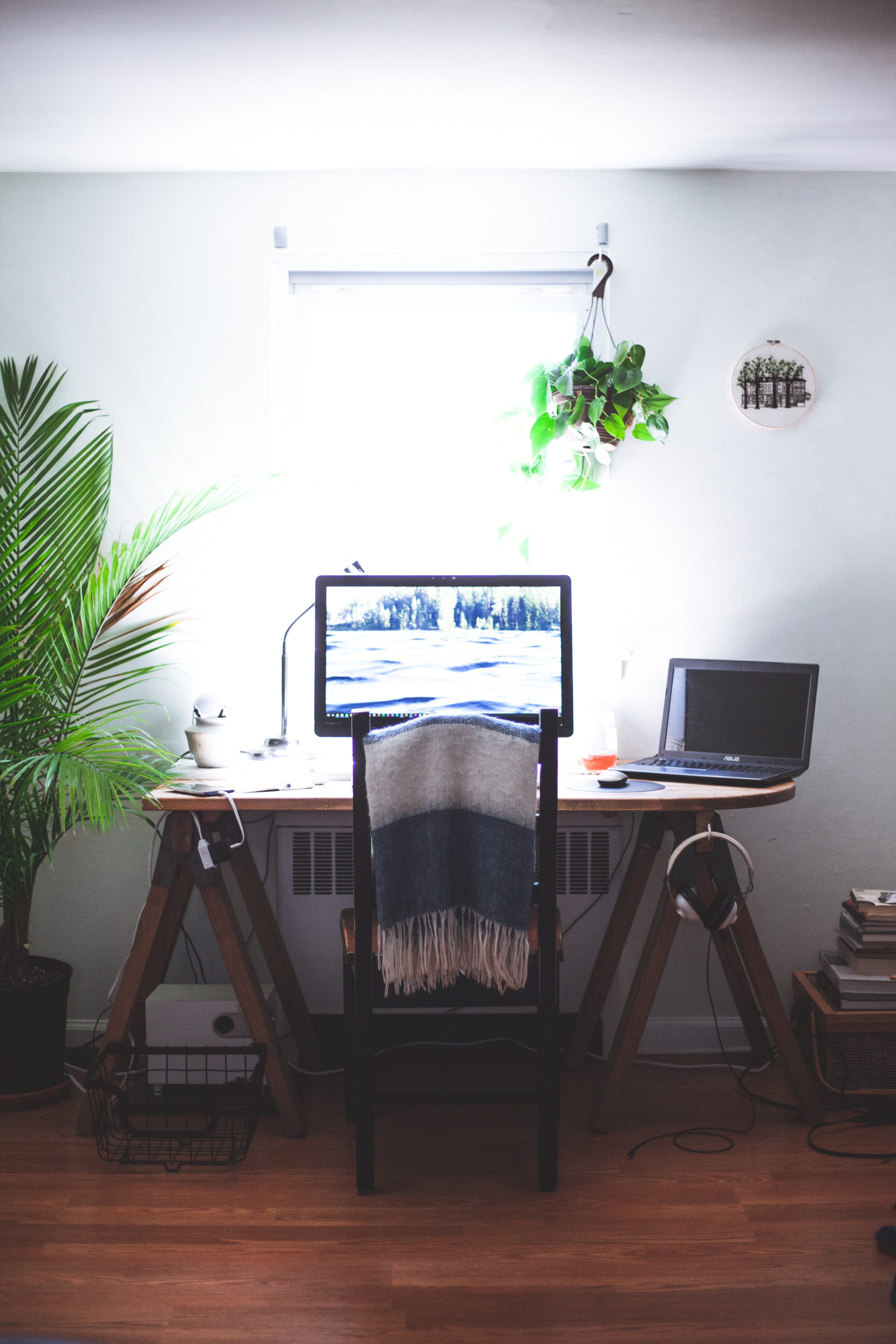A work from home setup to help you stay productive