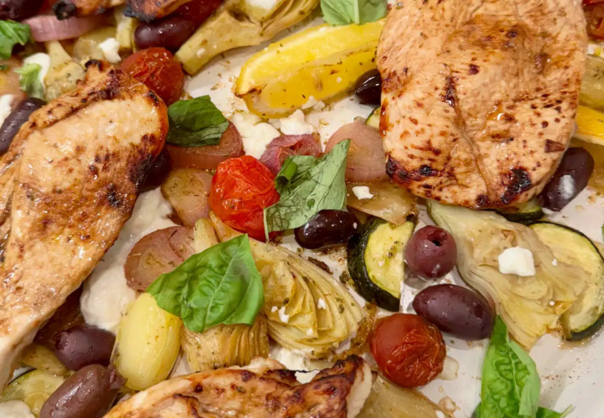 Sheet Pan Greek Chicken