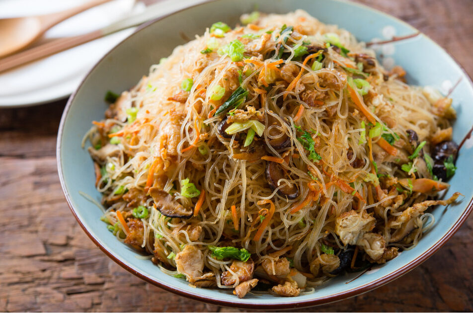 High Protein Turmeric Ginger Satay Noodles